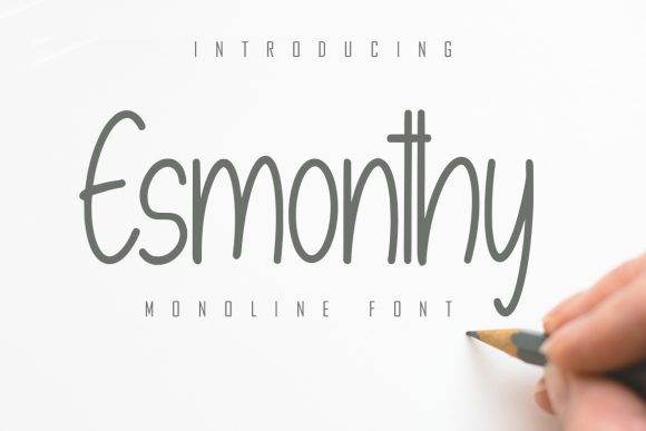 Esmonthy Font Poster 1