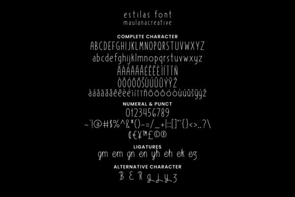 Estilas Font Poster 3