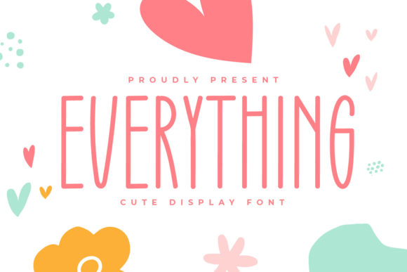 Everything Font Poster 1