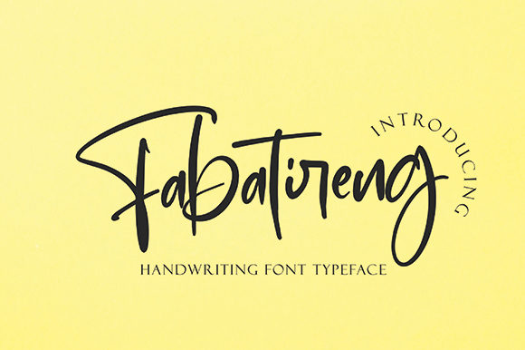 Fabatireng Font Poster 1