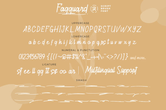 Fagguard Font Poster 2