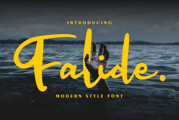 Falide Font Poster 1