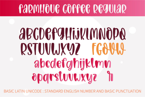 Farmhous Coffee Font Poster 3