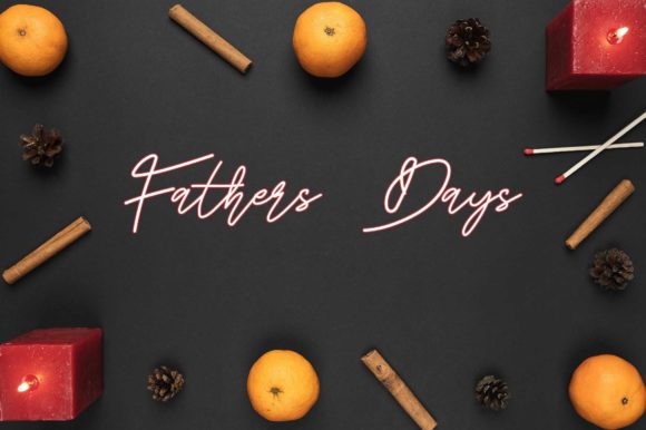 Fathers Day Font Poster 1