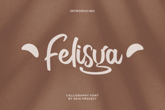 Felisya Script Font Poster 1