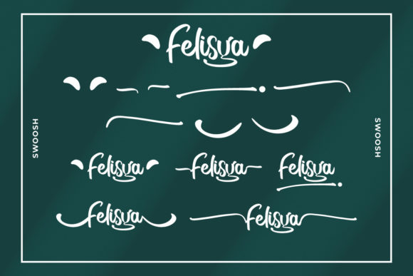 Felisya Script Font Poster 7