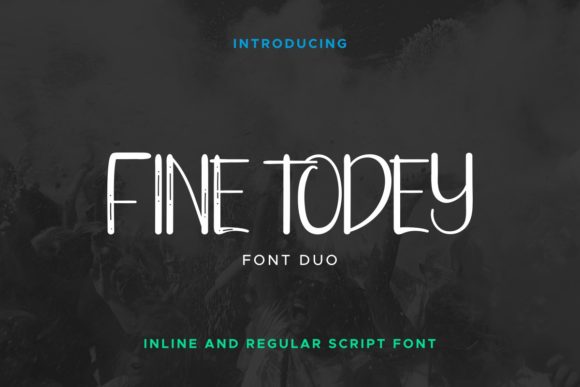 Fine Todey Font Poster 2