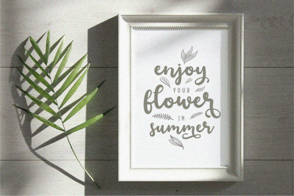 Floristy Font Poster 3