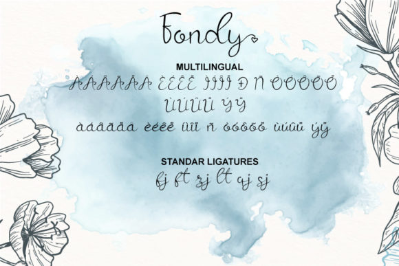 Fondy Font Poster 8