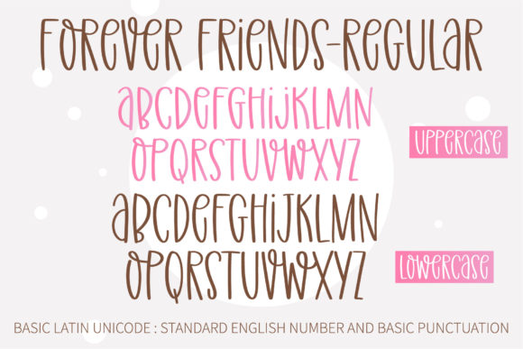 Forever Friends Font Poster 3