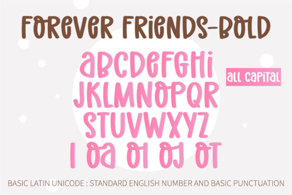 Forever Friends Font Poster 4