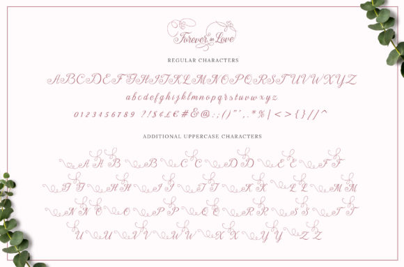 Forever in Love Font Poster 8