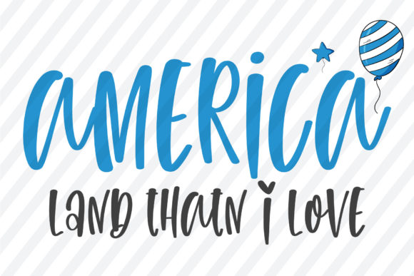 Fourth of July Font Poster 3