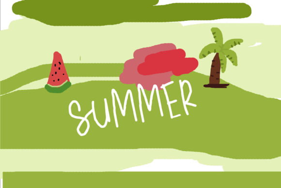 Fresh Watermelon Font Poster 2