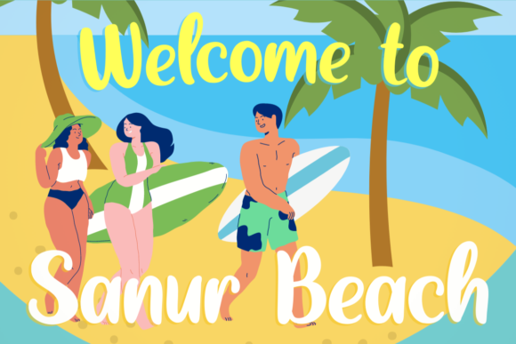Friday Beach Font Poster 2