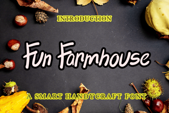 Fun Farmhouse Font Poster 1