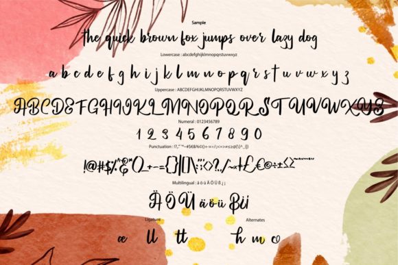 Gahesia Font Poster 6