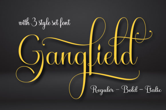 Gangfield Font Poster 6