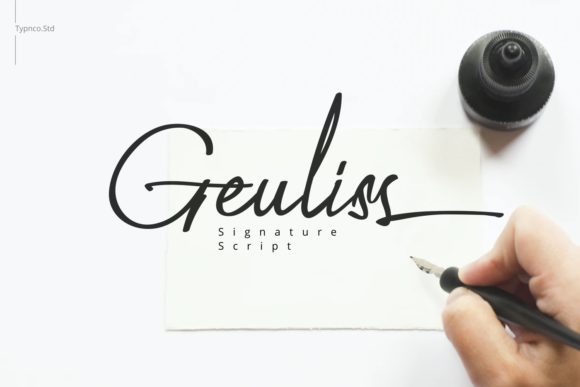 Geuliss Font Poster 1