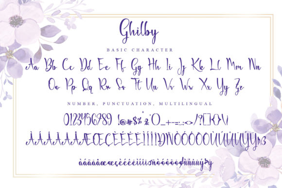 Ghilby Font Poster 9