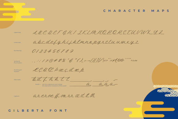 Gilberta Font Poster 5