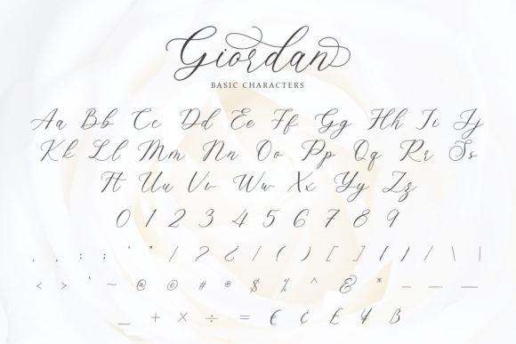 Giordan Font Poster 8