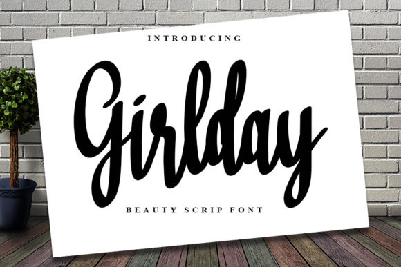 Girlday Font Poster 1