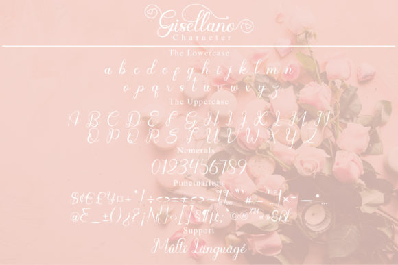 Gisellano Font Poster 7