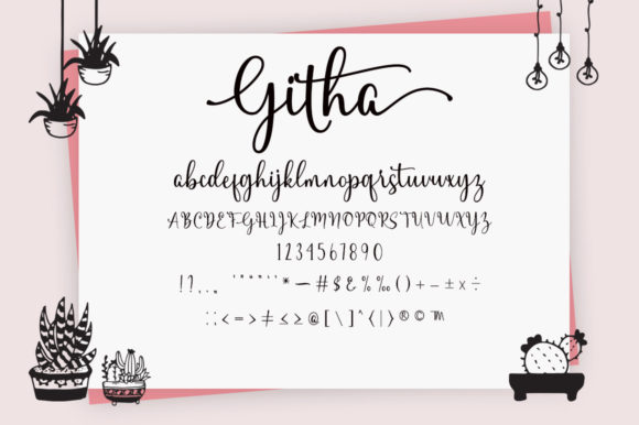 Githa Day Font Poster 7