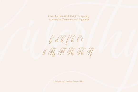 Giverthy Font Poster 11