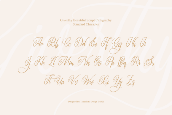 Giverthy Font Poster 8