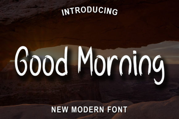 Good Morning Font Poster 1