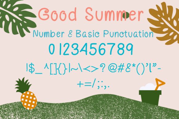 Good Summer Font Poster 6