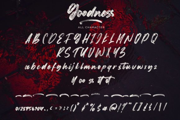 Goodness Font Poster 8