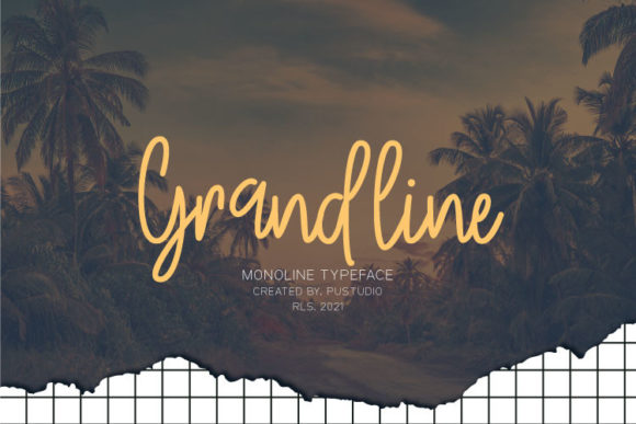 Grandline Font Poster 2