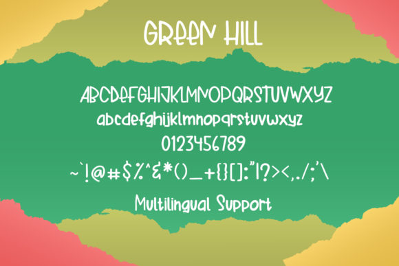 Green Hill Font Poster 6