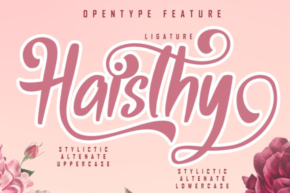 Haisthy Font Poster 2