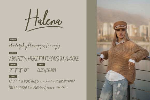 Halena Font Poster 4