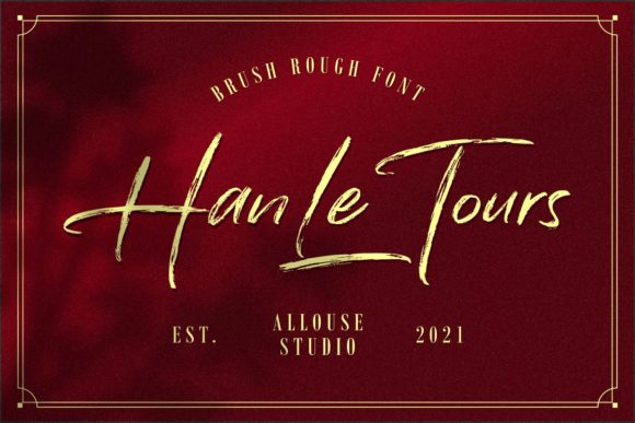 Han Le Tours Font Poster 1