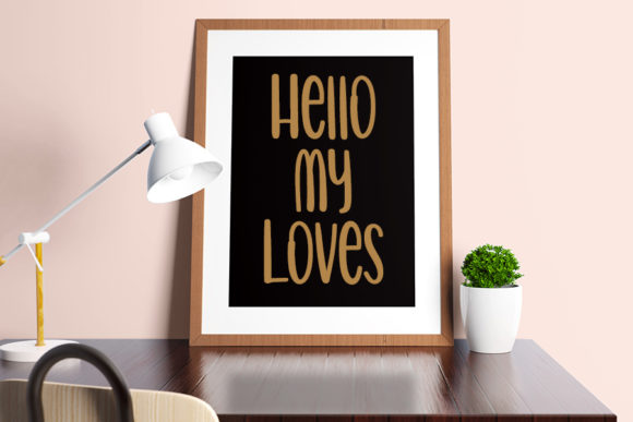 Handmade Valentine Font Poster 8