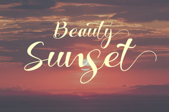 Handsome Script Font Poster 5