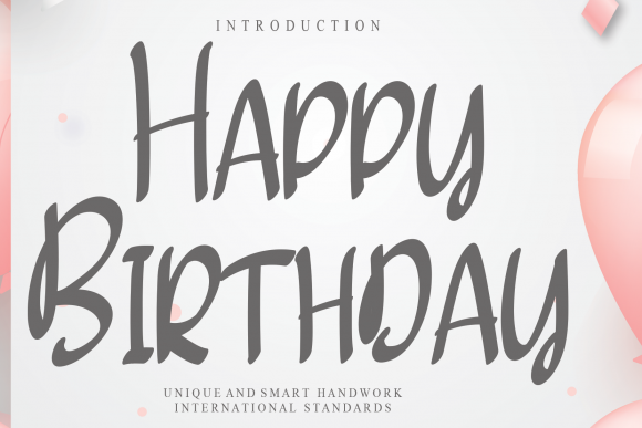 Happy Birthday Font