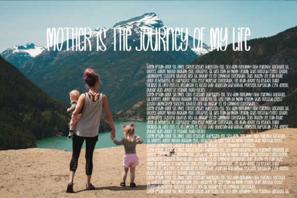 Happy Mother Day Font Poster 2