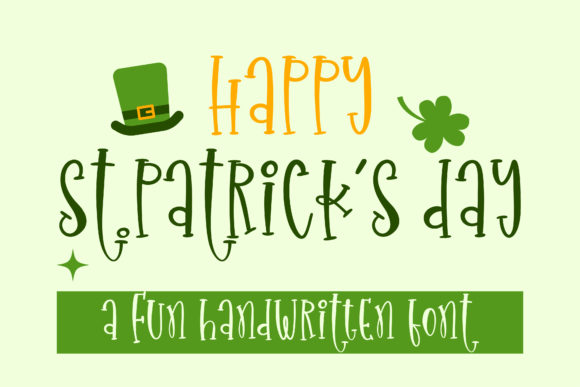 Happy St.Patrick’s Day Font