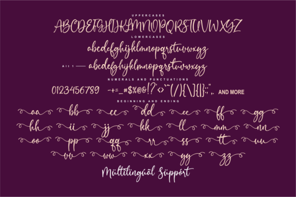 Heart Breath Font Poster 7