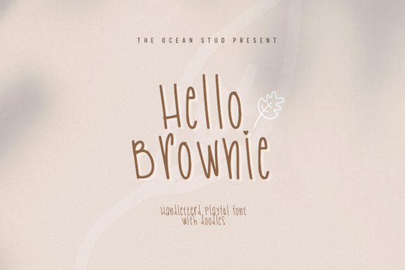 Hello Brownie Font Poster 2