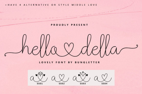 Hello Della Font