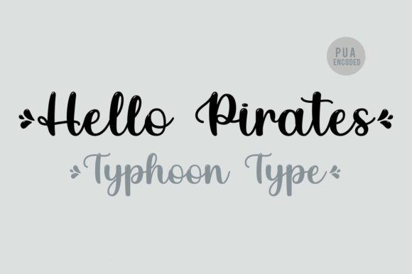 Hello Pirates Font Poster 2