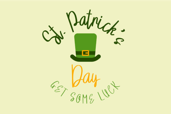 Hello Saint Patrick Font Poster 3