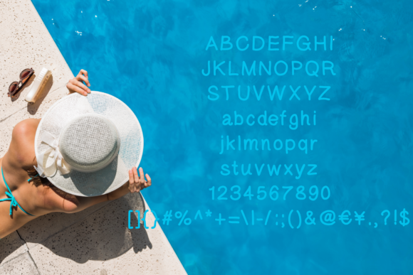 Hello Summer Font Poster 4